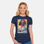 Megatron In Japan-womens fitted tee-DrMonekers