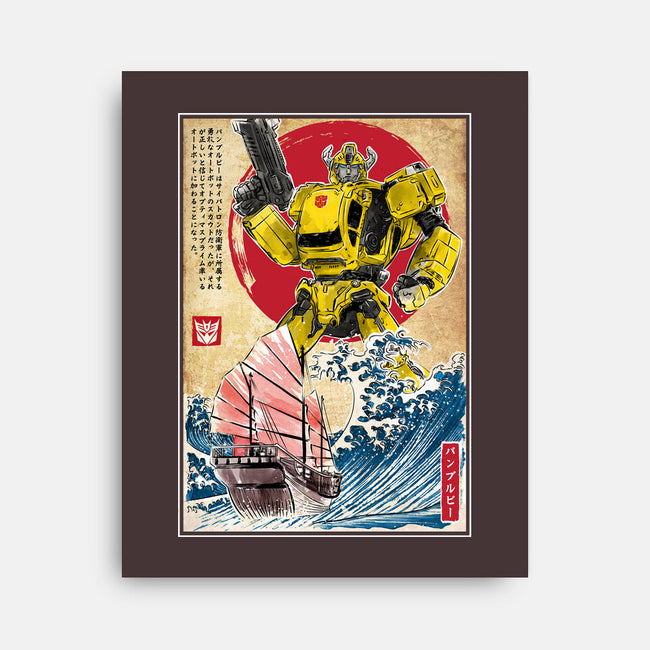 Bumblebee In Japan-none stretched canvas-DrMonekers