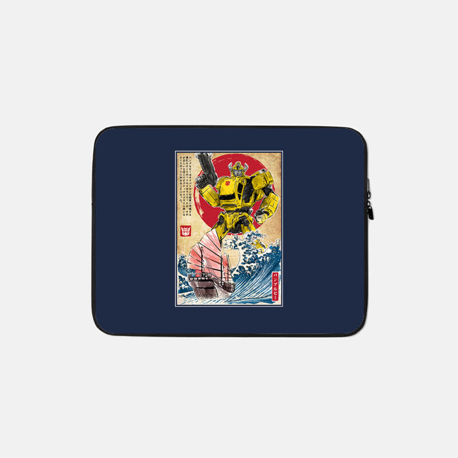 Bumblebee In Japan-none zippered laptop sleeve-DrMonekers