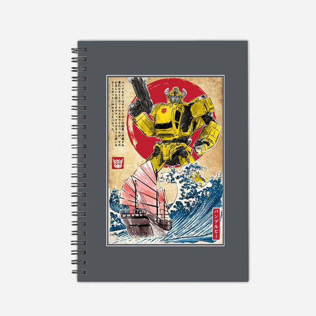 Bumblebee In Japan-none dot grid notebook-DrMonekers