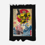 Bumblebee In Japan-none polyester shower curtain-DrMonekers