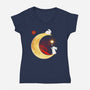 Year Of The Rabbit-womens v-neck tee-Vallina84