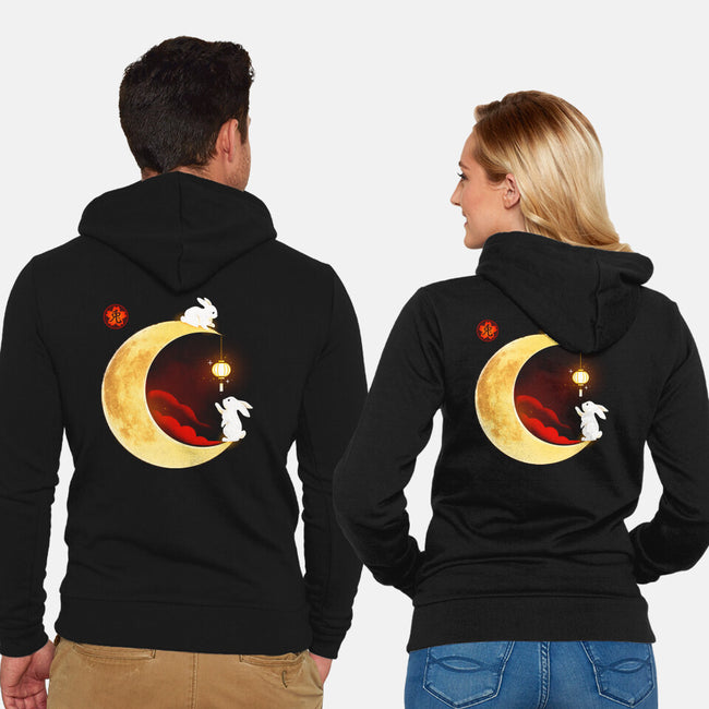 Year Of The Rabbit-unisex zip-up sweatshirt-Vallina84