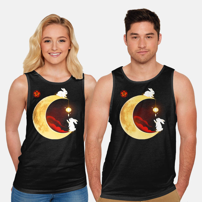 Year Of The Rabbit-unisex basic tank-Vallina84