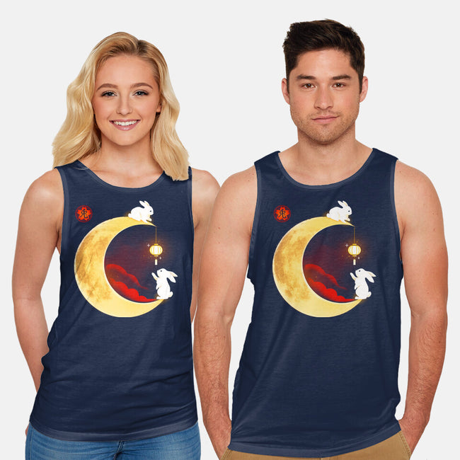 Year Of The Rabbit-unisex basic tank-Vallina84