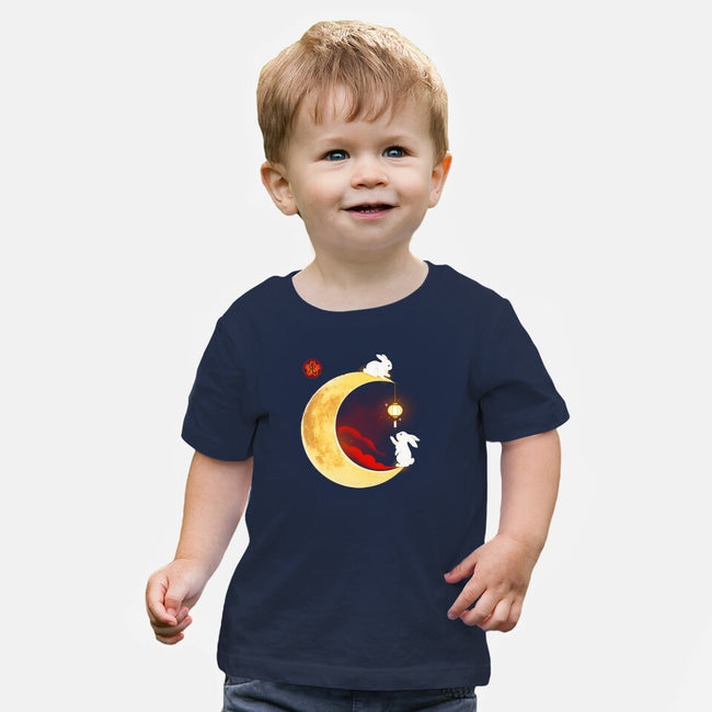 Year Of The Rabbit-baby basic tee-Vallina84