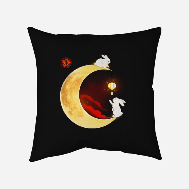 Year Of The Rabbit-none removable cover w insert throw pillow-Vallina84