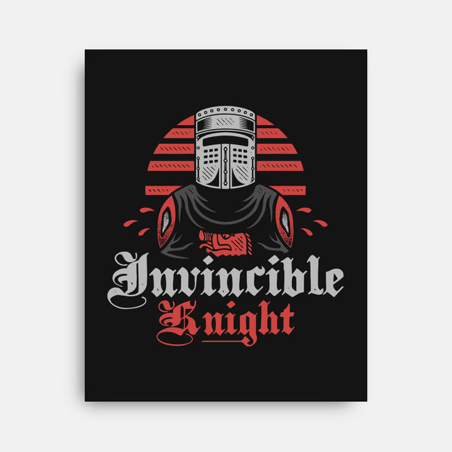 Invincible Knight-none stretched canvas-Logozaste
