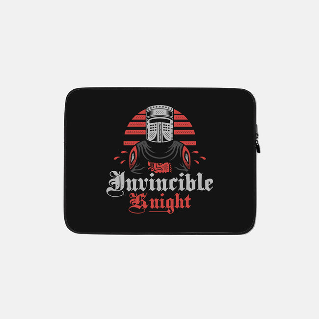Invincible Knight-none zippered laptop sleeve-Logozaste