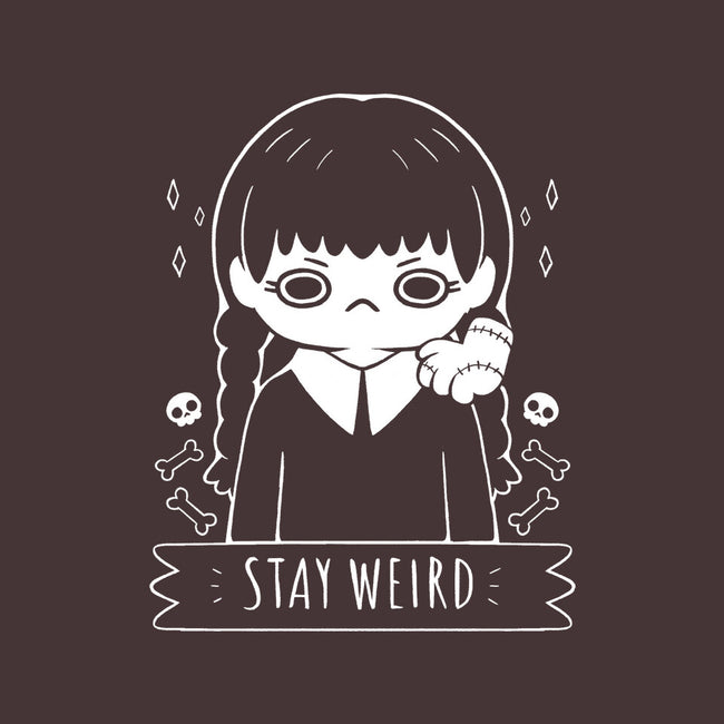 Stay Weird-none removable cover w insert throw pillow-xMorfina