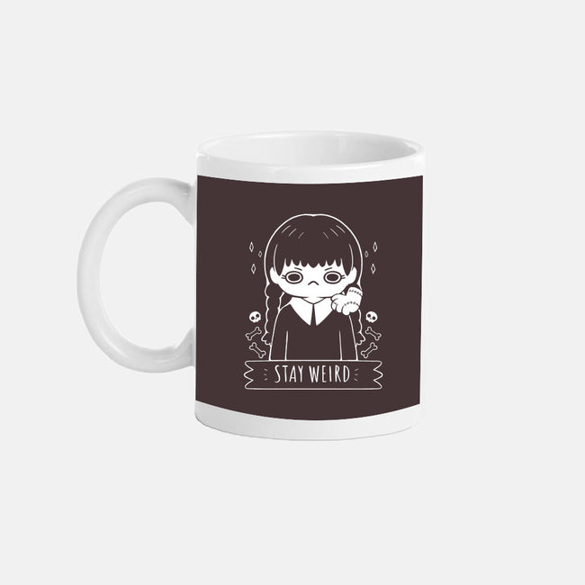 Stay Weird-none mug drinkware-xMorfina