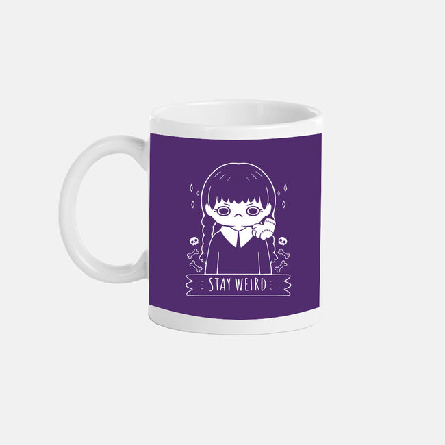 Stay Weird-none mug drinkware-xMorfina