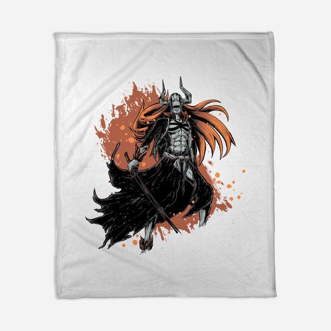 Ichigo Full Hollow-none fleece blanket-xMorfina