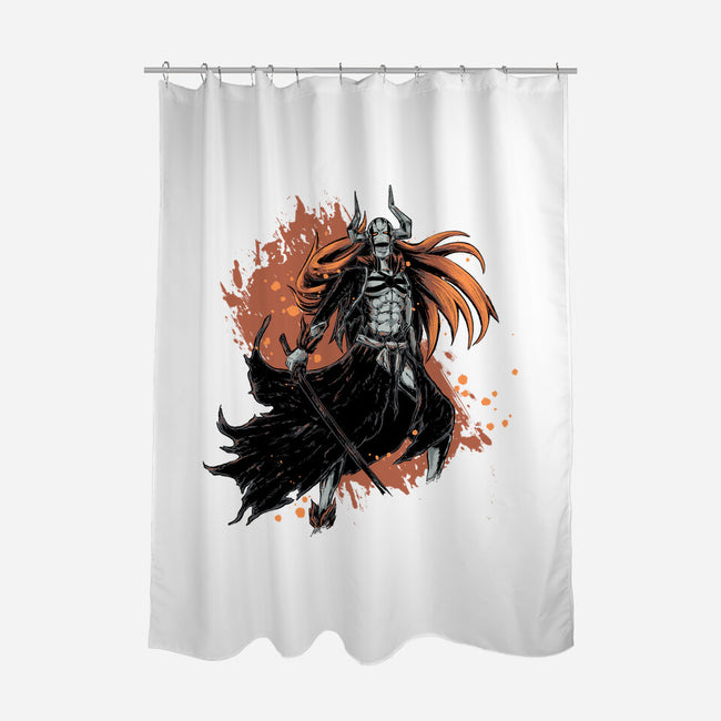 Ichigo Full Hollow-none polyester shower curtain-xMorfina