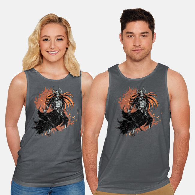 Ichigo Full Hollow-unisex basic tank-xMorfina