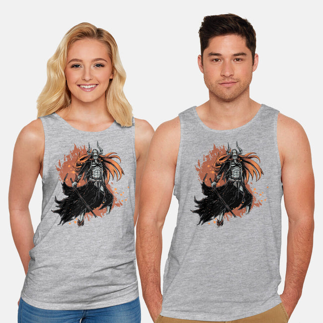 Ichigo Full Hollow-unisex basic tank-xMorfina