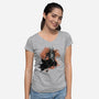 Ichigo Full Hollow-womens v-neck tee-xMorfina