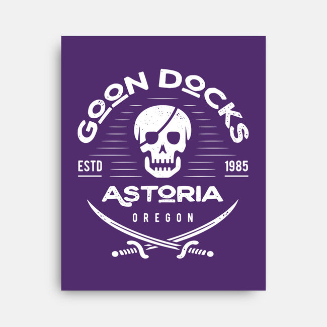 Goon Docks Emblem-none stretched canvas-Logozaste