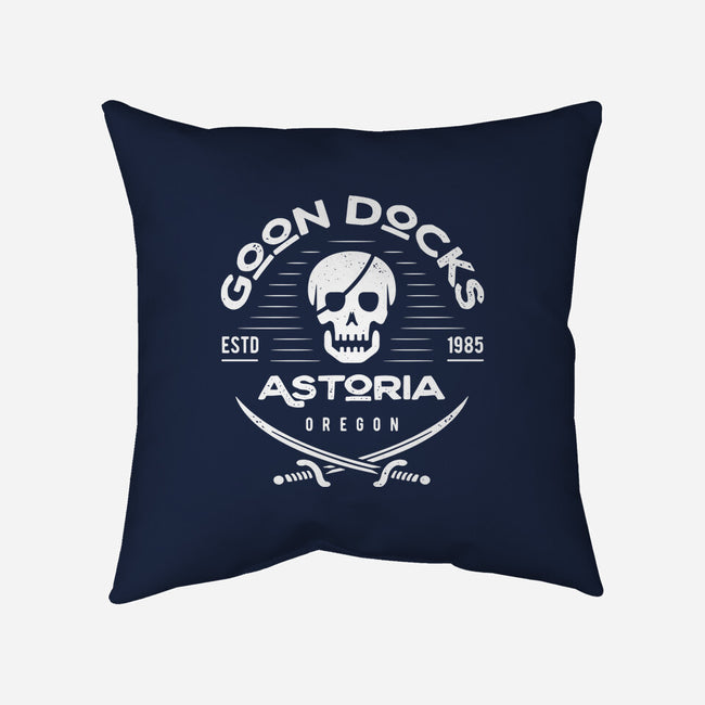 Goon Docks Emblem-none removable cover w insert throw pillow-Logozaste