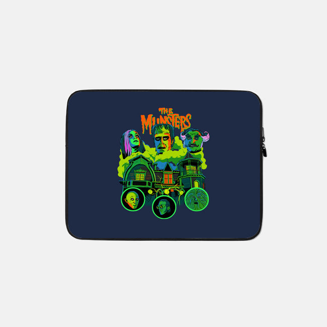 The Munsters-none zippered laptop sleeve-The Brothers Co.