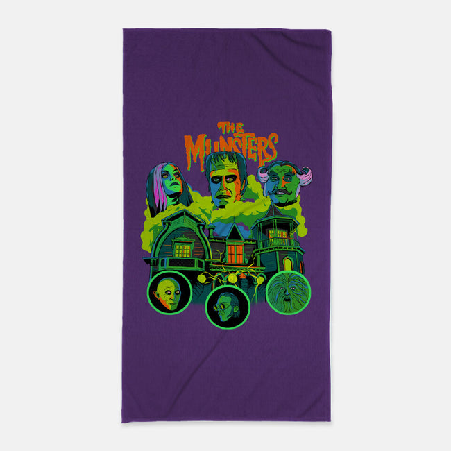 The Munsters-none beach towel-The Brothers Co.
