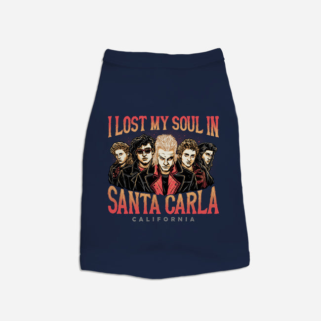 Santa Carla California-dog basic pet tank-momma_gorilla