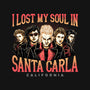 Santa Carla California-none removable cover w insert throw pillow-momma_gorilla