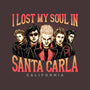 Santa Carla California-none removable cover w insert throw pillow-momma_gorilla