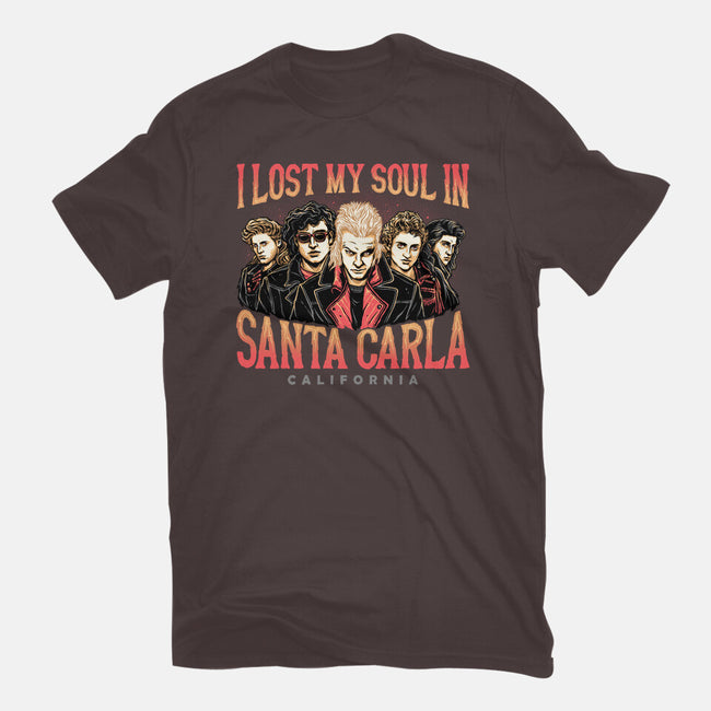 Santa Carla California-womens basic tee-momma_gorilla