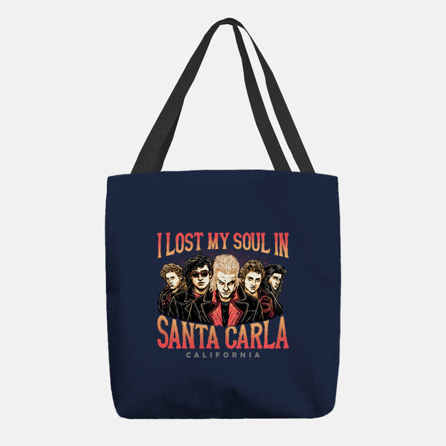 Santa Carla California-none basic tote bag-momma_gorilla