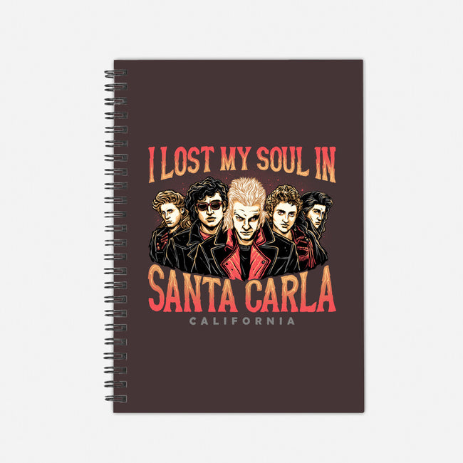 Santa Carla California-none dot grid notebook-momma_gorilla