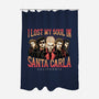 Santa Carla California-none polyester shower curtain-momma_gorilla