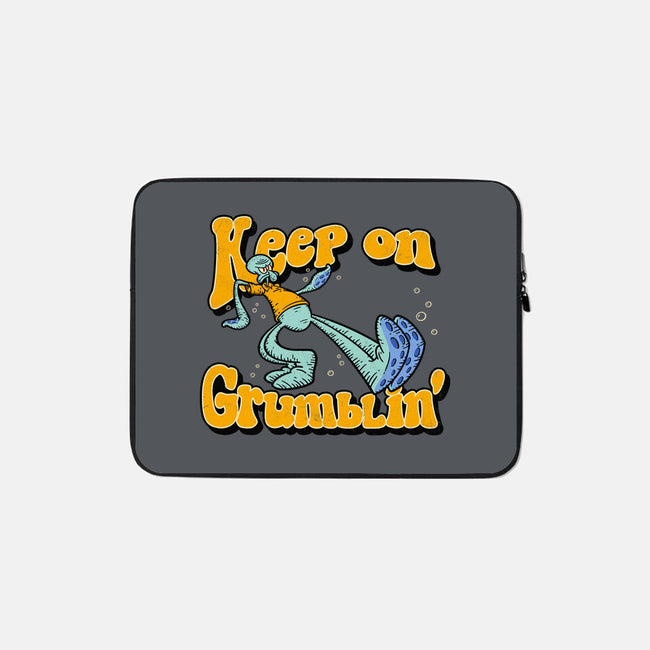 Keep On Grumblin'-none zippered laptop sleeve-Getsousa!