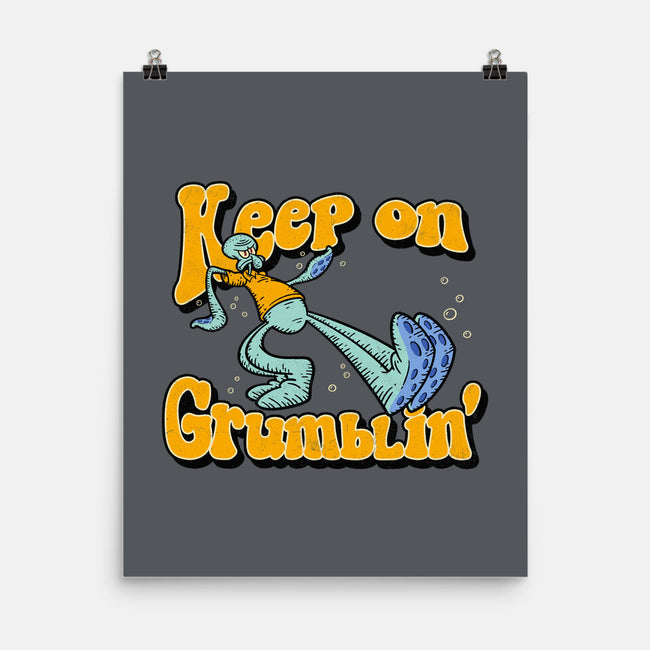 Keep On Grumblin'-none matte poster-Getsousa!
