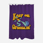 Keep On Grumblin'-none polyester shower curtain-Getsousa!