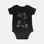 Kanji Cats-baby basic onesie-fanfabio