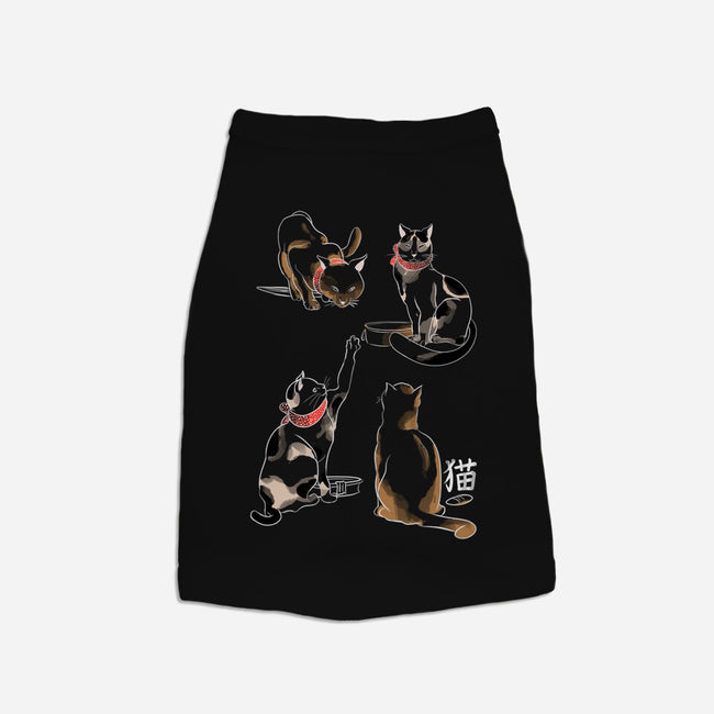 Kanji Cats-dog basic pet tank-fanfabio