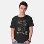 Kanji Cats-mens basic tee-fanfabio