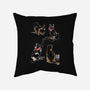 Kanji Cats-none removable cover throw pillow-fanfabio