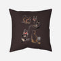 Kanji Cats-none removable cover throw pillow-fanfabio
