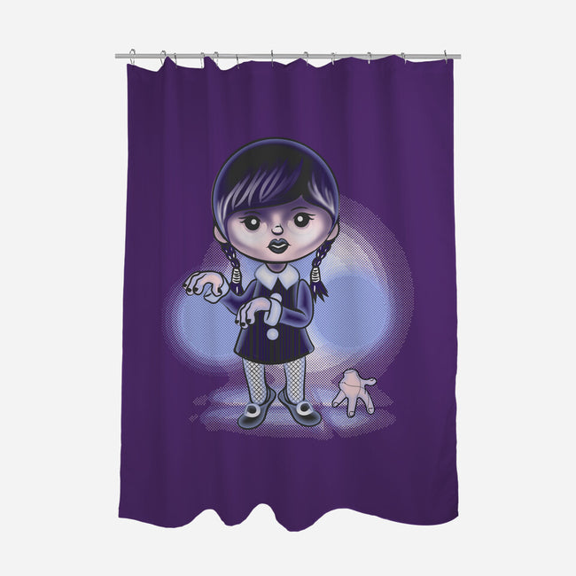 It's Finally Wednesday-none polyester shower curtain-Samuel