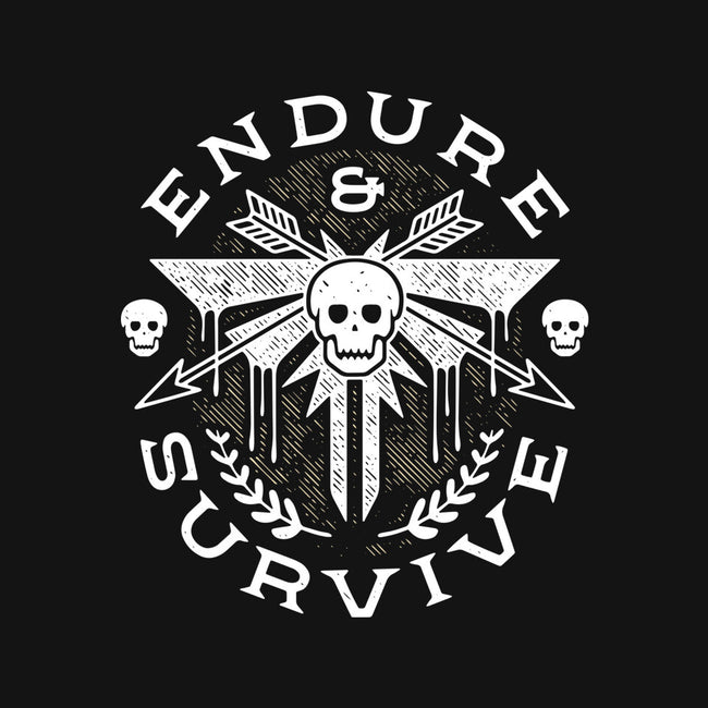 Survive Emblem-none removable cover w insert throw pillow-Logozaste