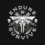 Survive Emblem-womens v-neck tee-Logozaste