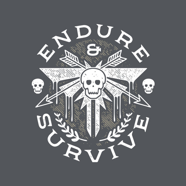 Survive Emblem-none removable cover w insert throw pillow-Logozaste