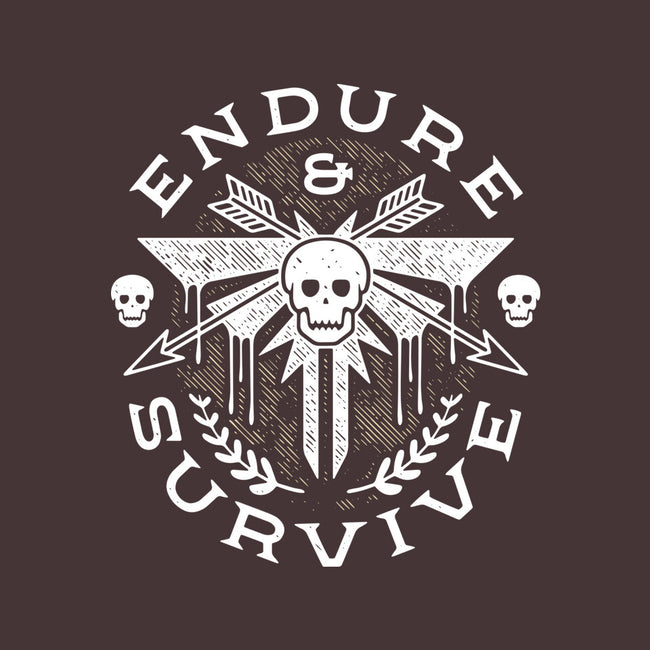 Survive Emblem-none removable cover w insert throw pillow-Logozaste
