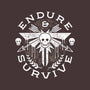 Survive Emblem-none dot grid notebook-Logozaste