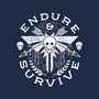 Survive Emblem-none removable cover w insert throw pillow-Logozaste