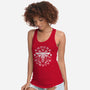 Survive Emblem-womens racerback tank-Logozaste