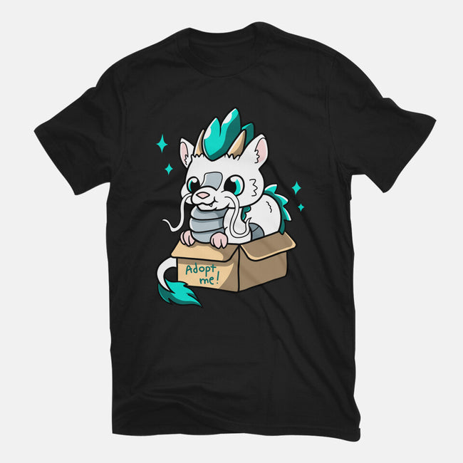Adopt A Dragon-womens basic tee-Mushita