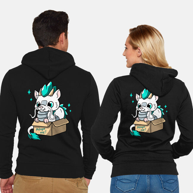 Adopt A Dragon-unisex zip-up sweatshirt-Mushita